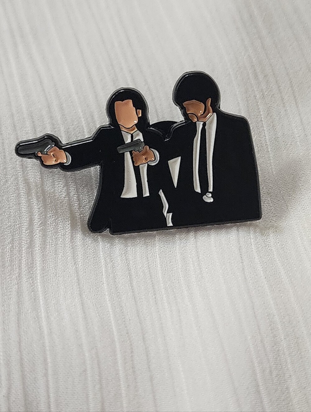 ✨️ Pulp Fiction" Vincent and Jules Ready to Shoot Enamel Pin